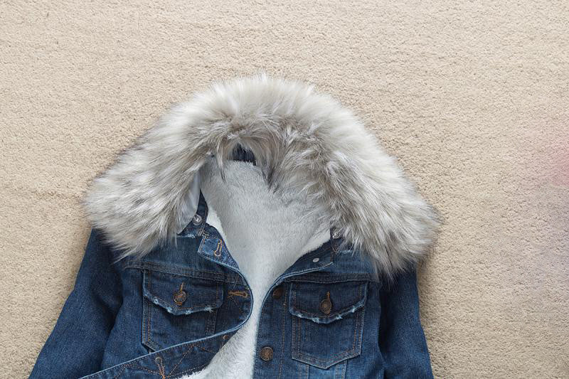 Giacca denim winterfurry