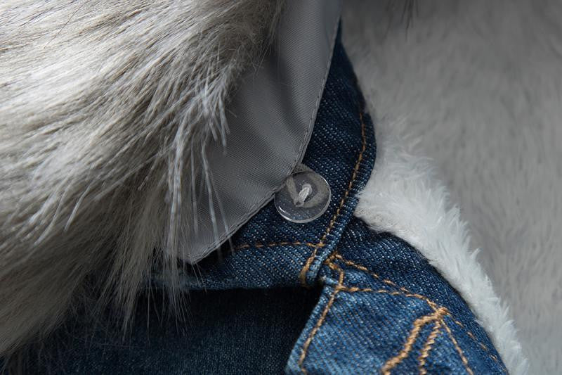 Giacca denim winterfurry