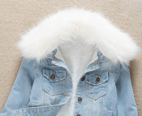 Giacca denim winterfurry