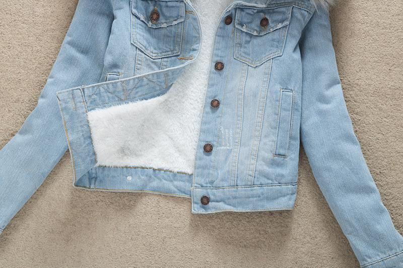 Giacca denim winterfurry