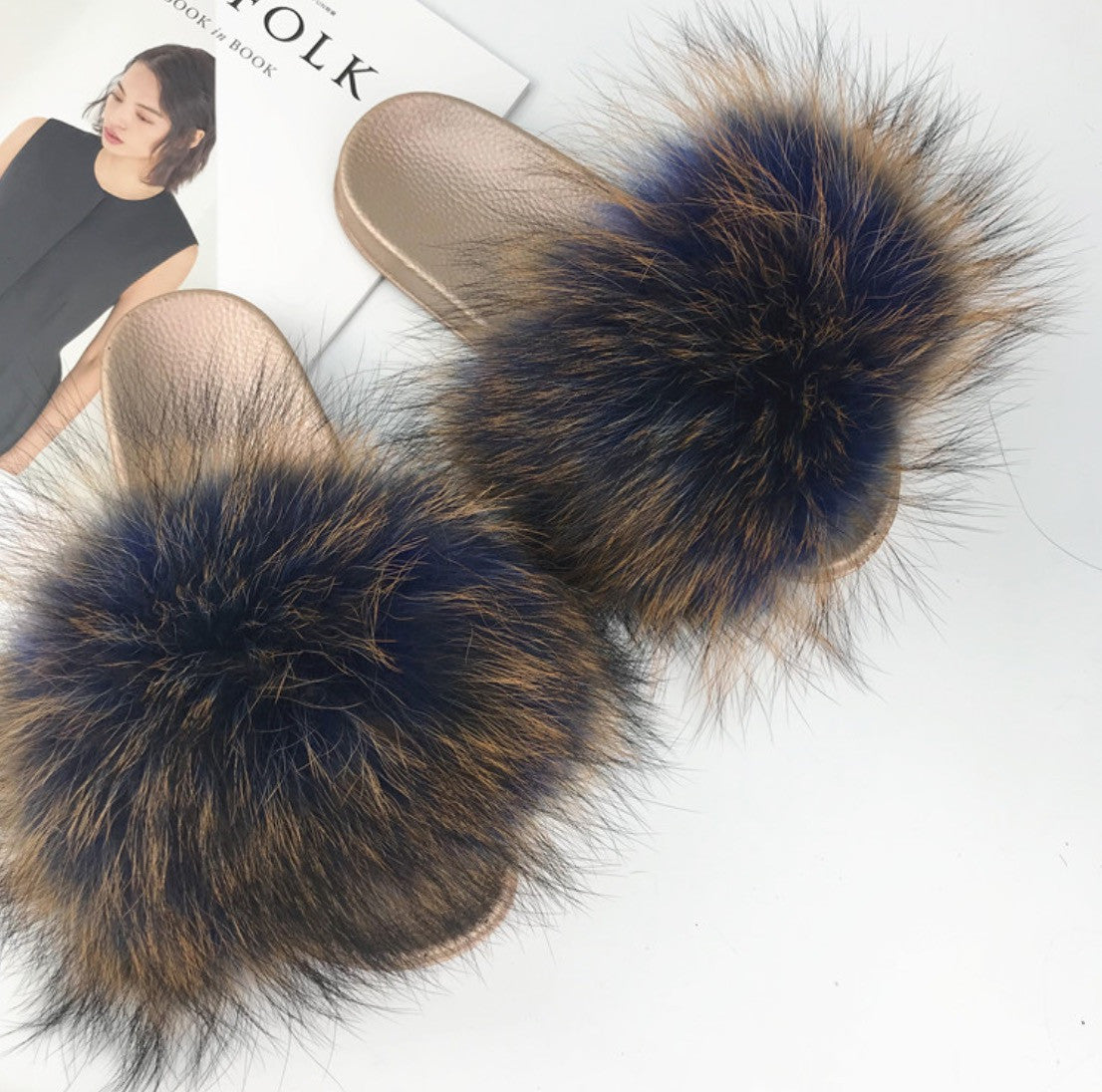 Ciabatte pelo Roxenne