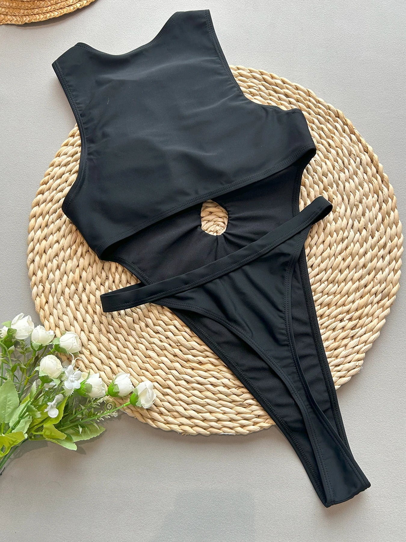 Body Klesha bianco taglia S look audace — Dream Shop