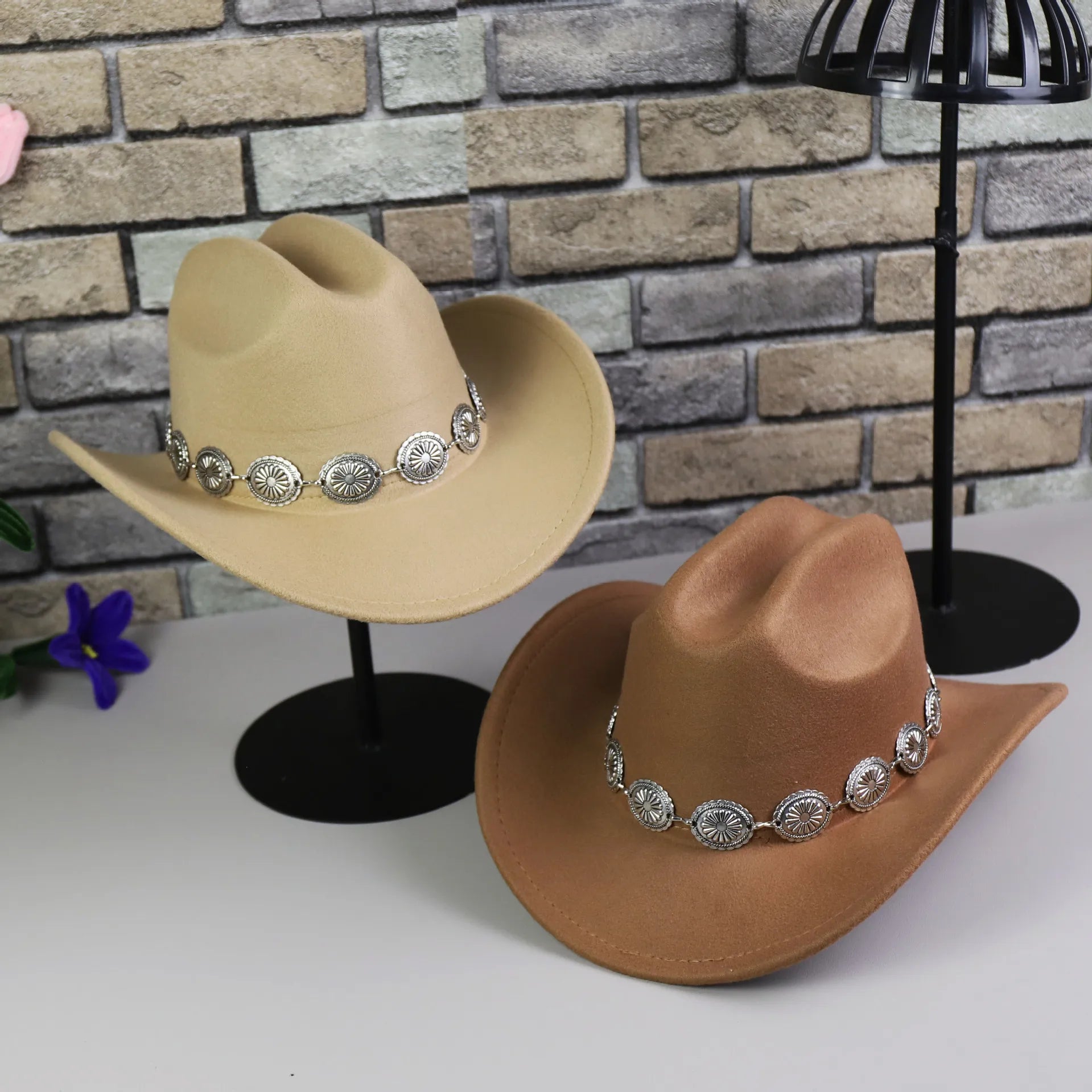 Cappello western donna luxury variante rosa - Dream Shop