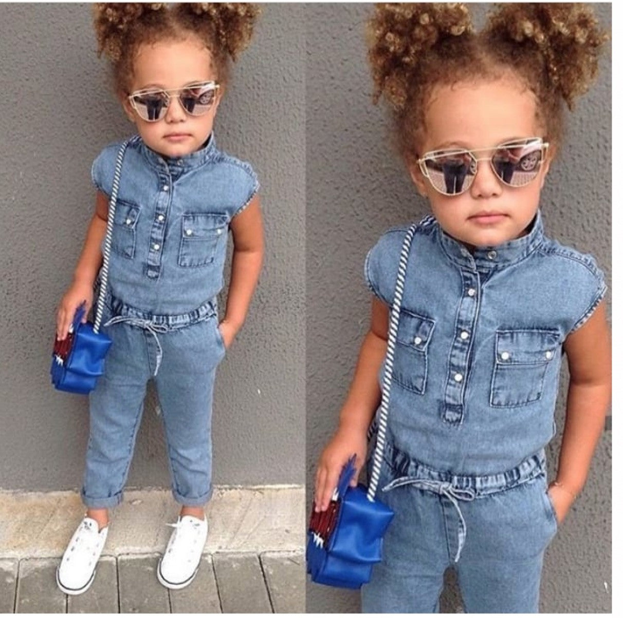 Jumpsuit bimba denim look