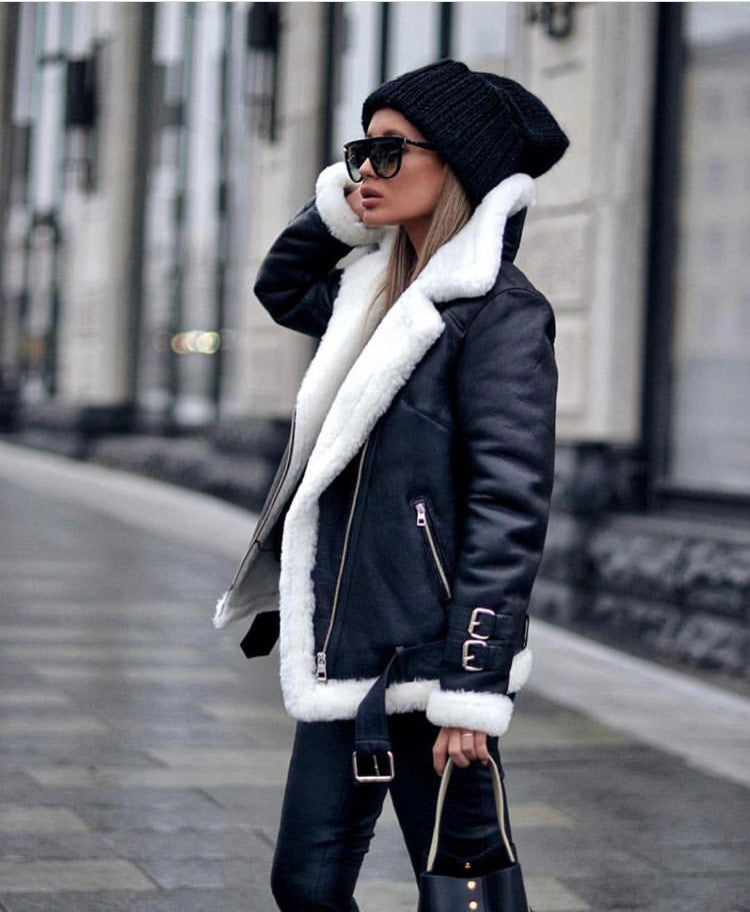 Montone bicolor ecopelle