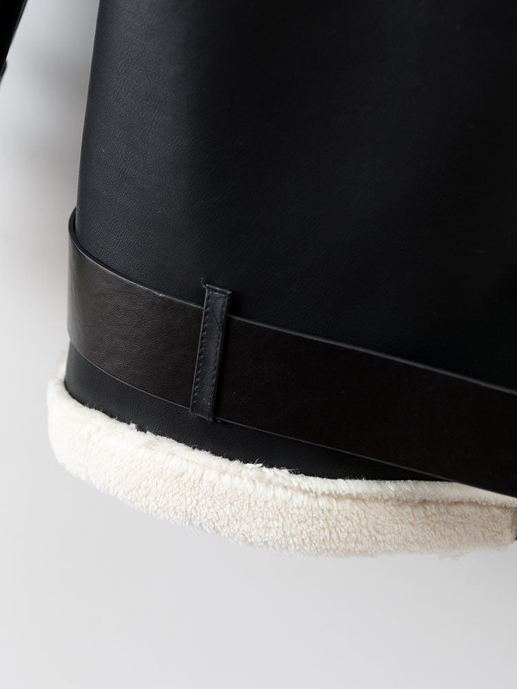 Montone bicolor ecopelle