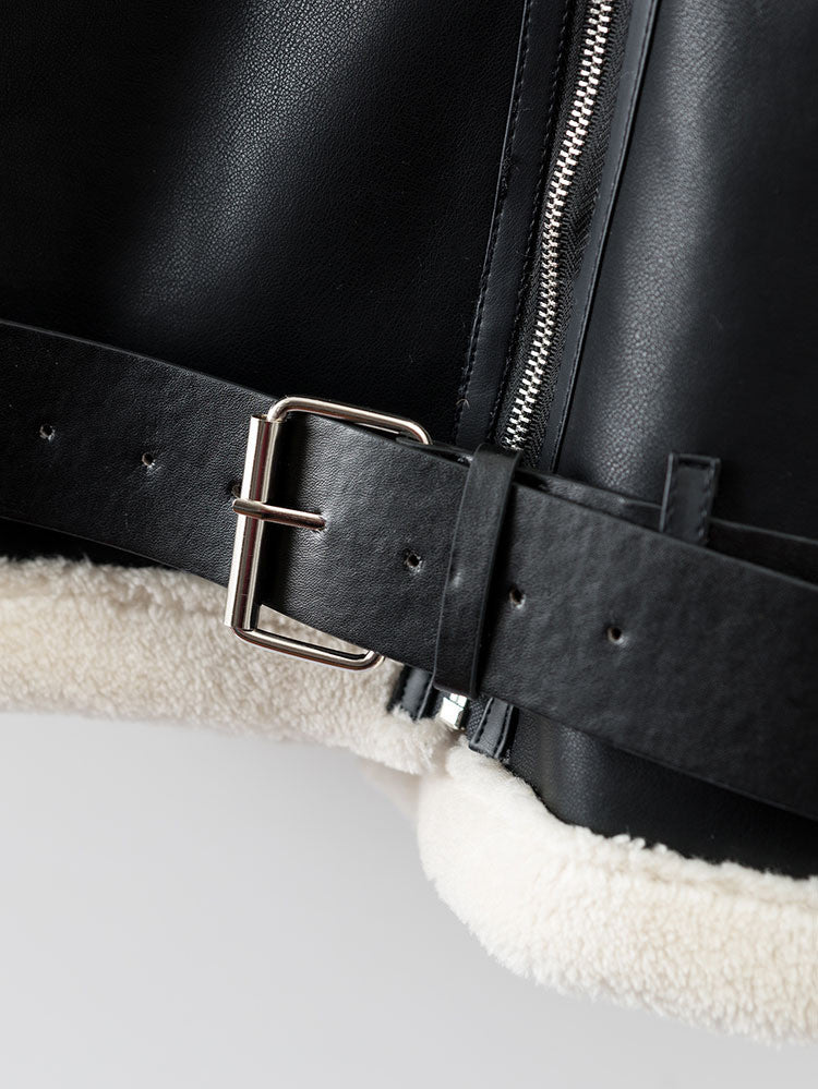 Montone bicolor ecopelle