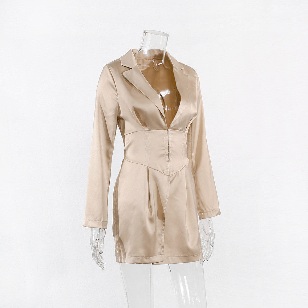 Abito bustier raso Olgah