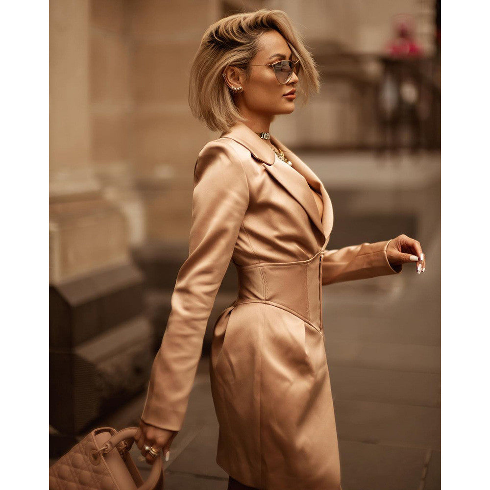 Abito bustier raso Olgah