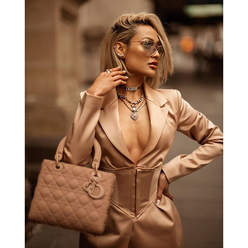 Abito bustier raso Olgah