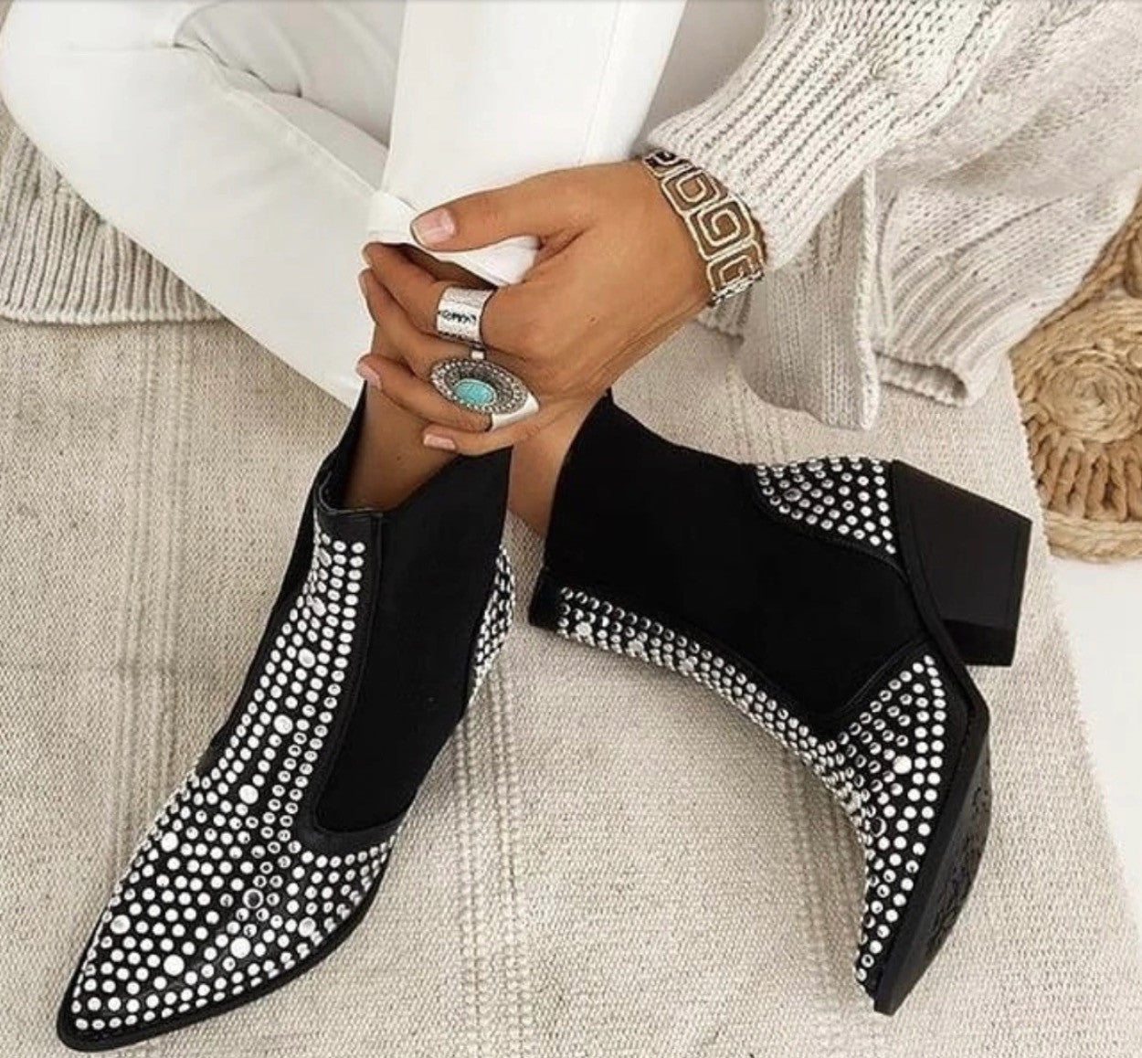 Stivali borchie Alexsia