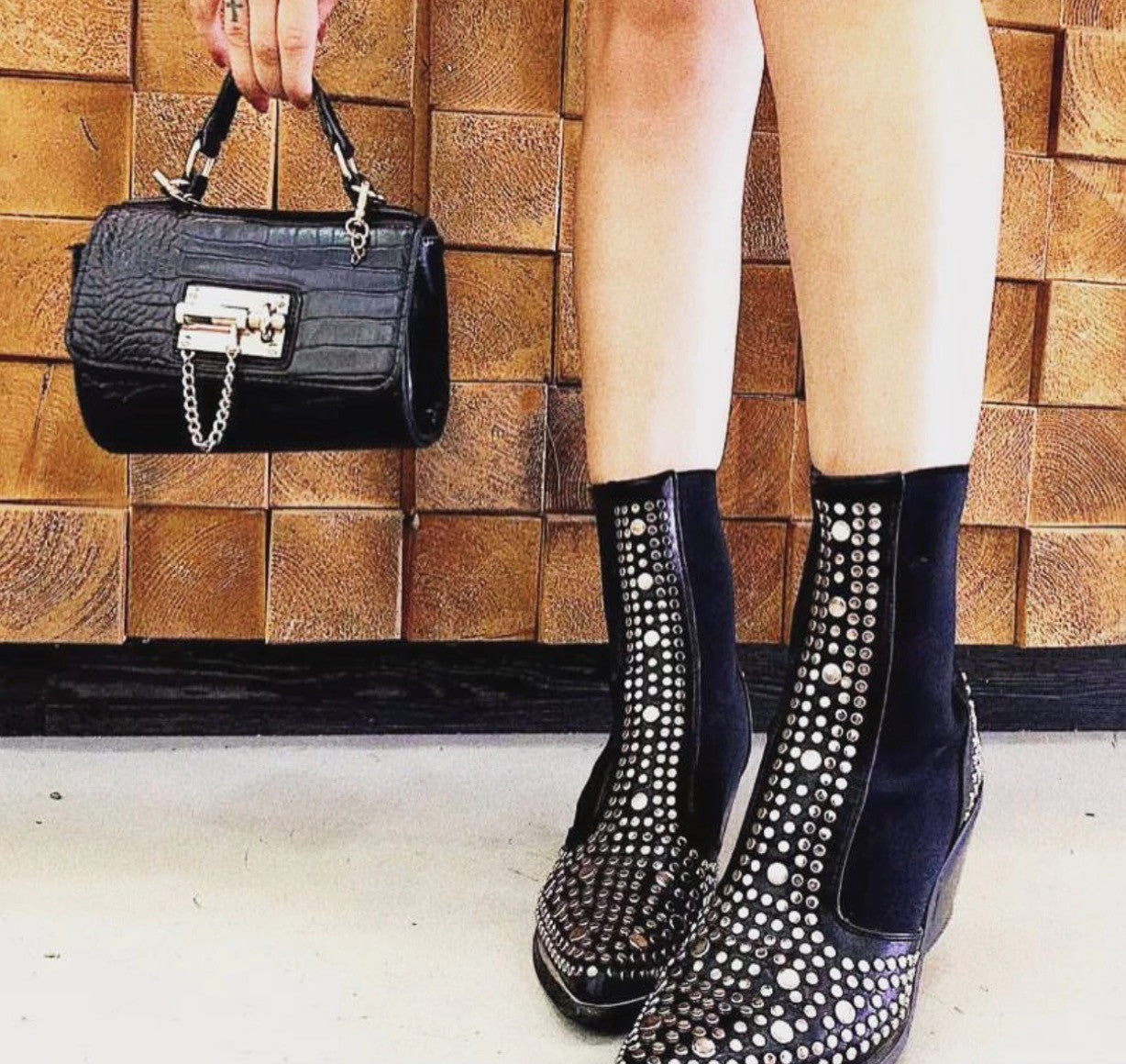 Stivali borchie Alexsia