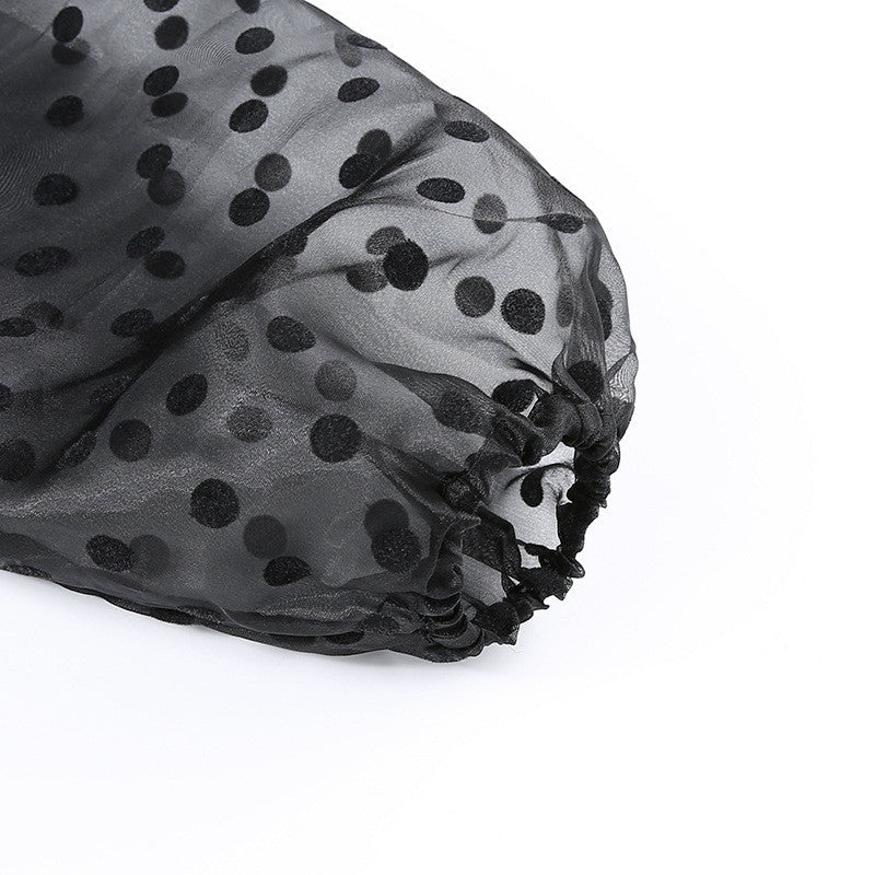 Camicia pois manica palloncino