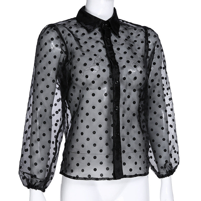 Camicia pois manica palloncino