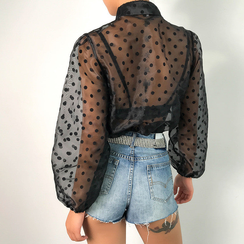 Camicia pois manica palloncino