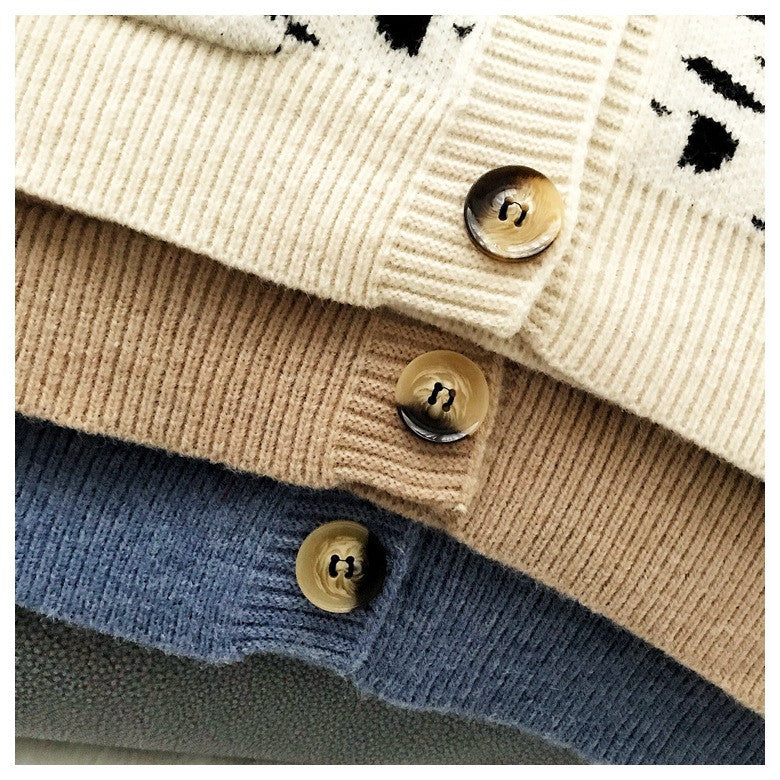 Cardigan leopardato Anna