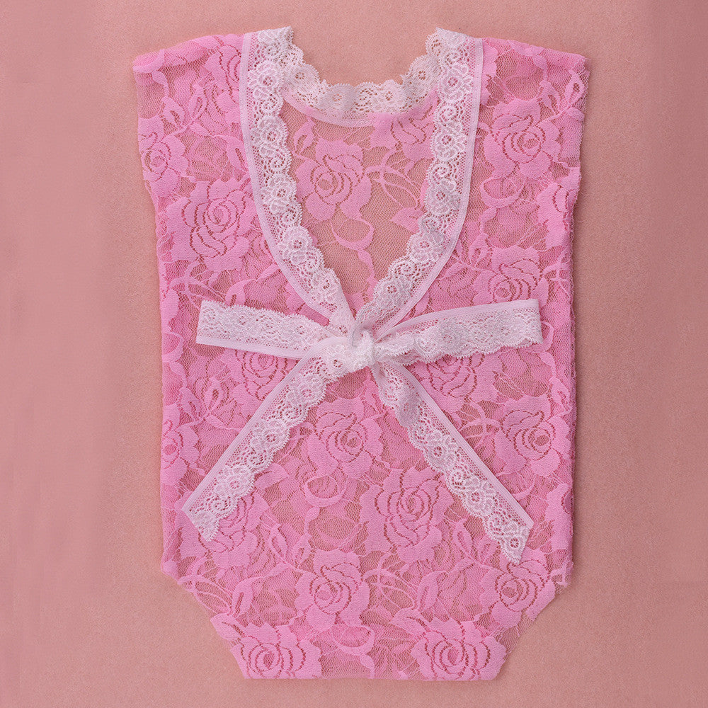 Body neonata pizzo fiocco Pai