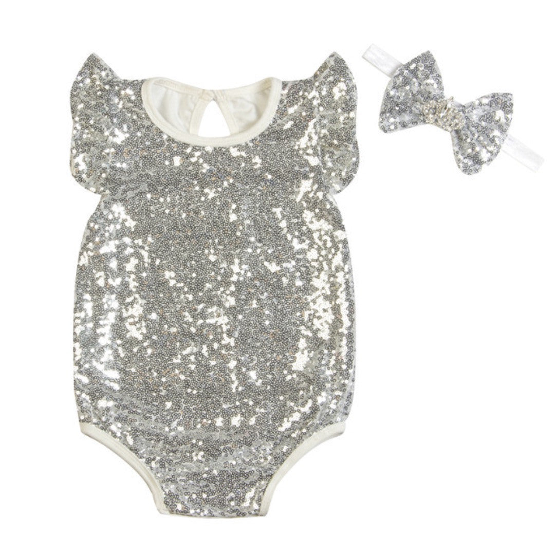 Body bimba pailettes rouges