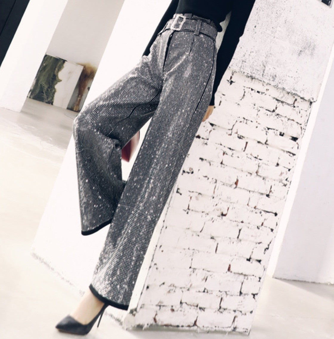 Pantalone borchiette Ilanya