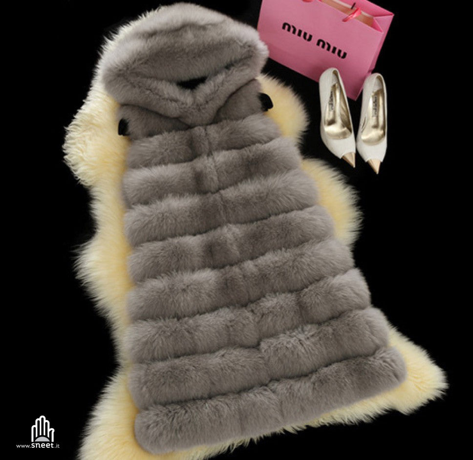 Smanicato ecopelliccia Pissy