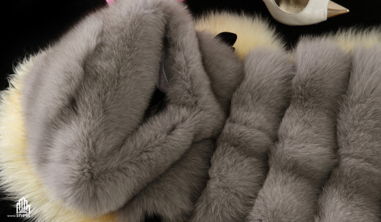 Smanicato ecopelliccia Pissy