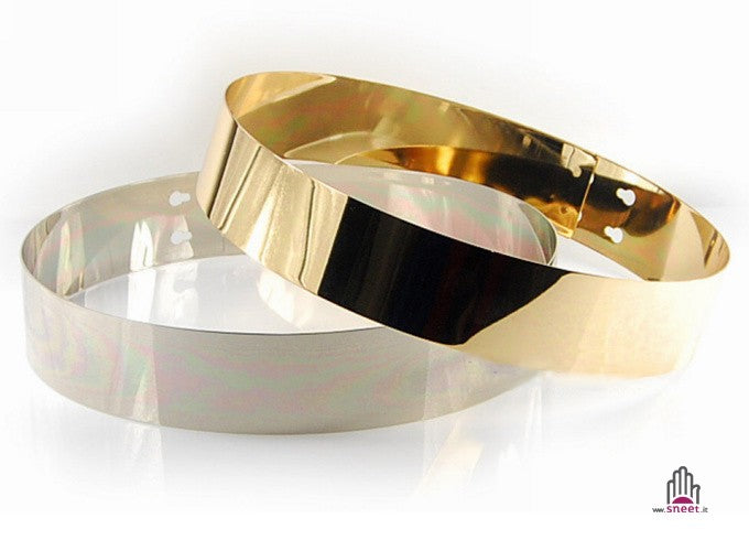Metal Simple 7 cm belt
