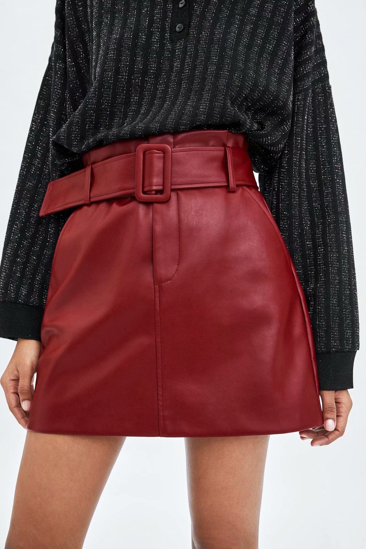 Gonna ecopelle Genevra