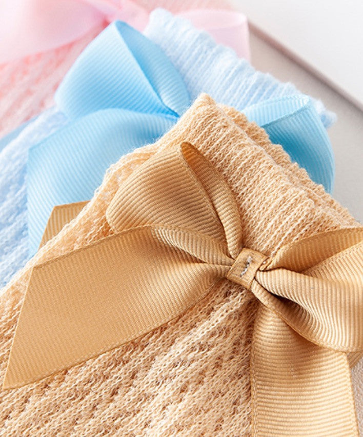 Calzini alti bimba monocolore