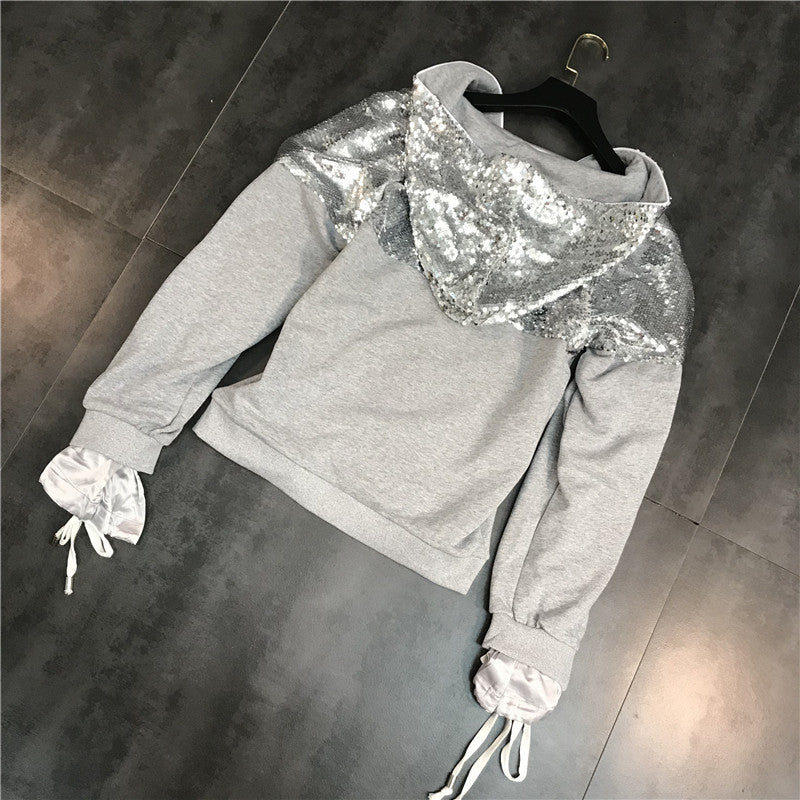 Tuta felpa sequin style