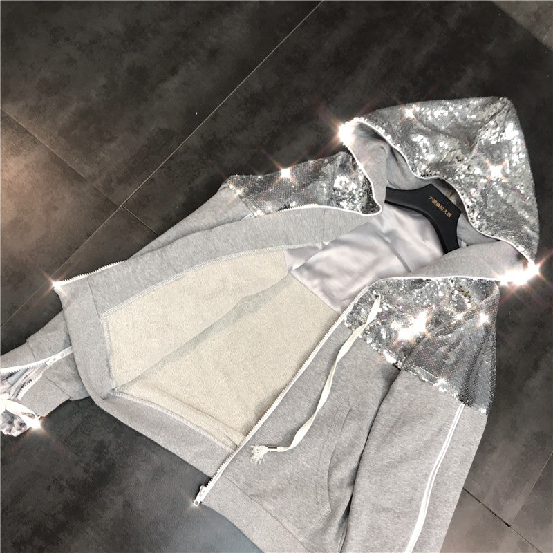 Tuta felpa sequin style
