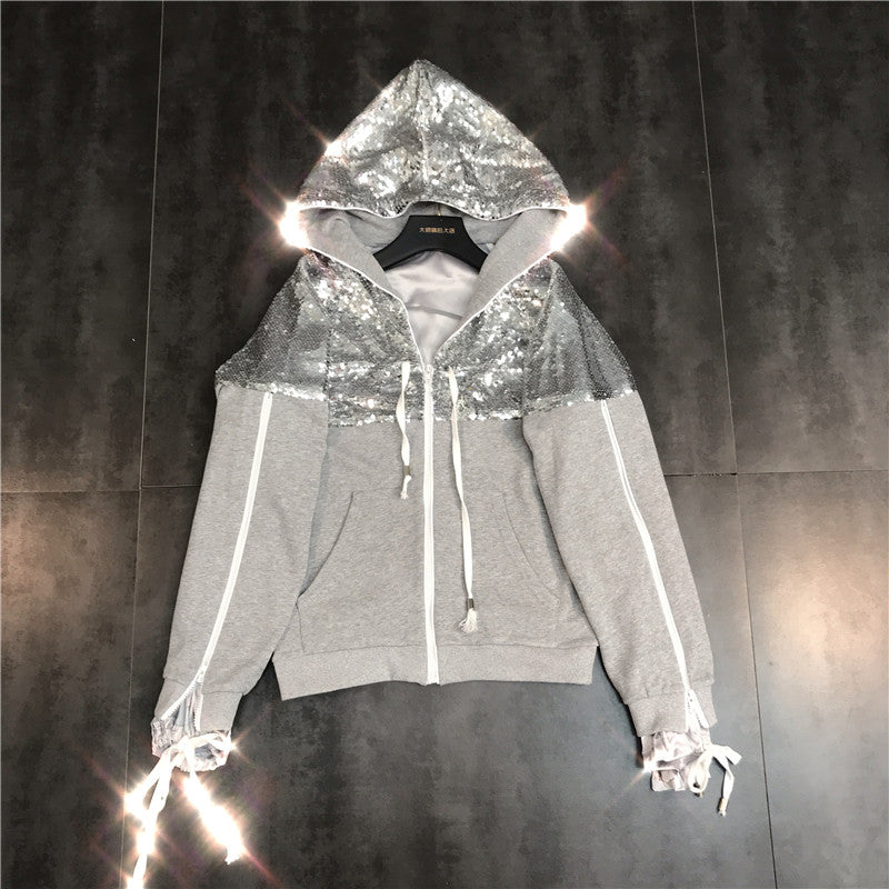 Tuta felpa sequin style