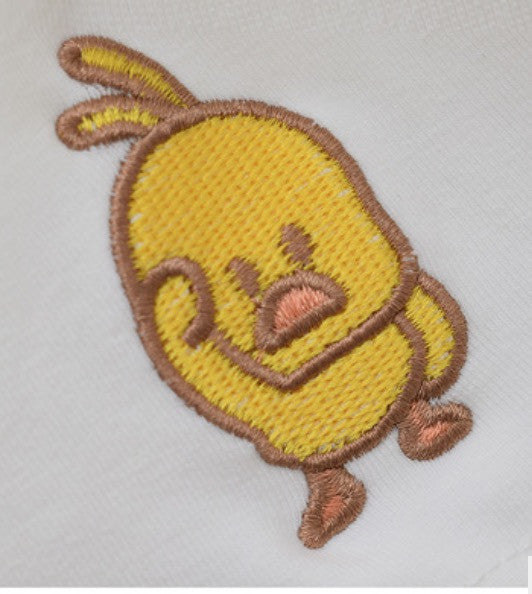 Maglia manica lunga ricami cartoon