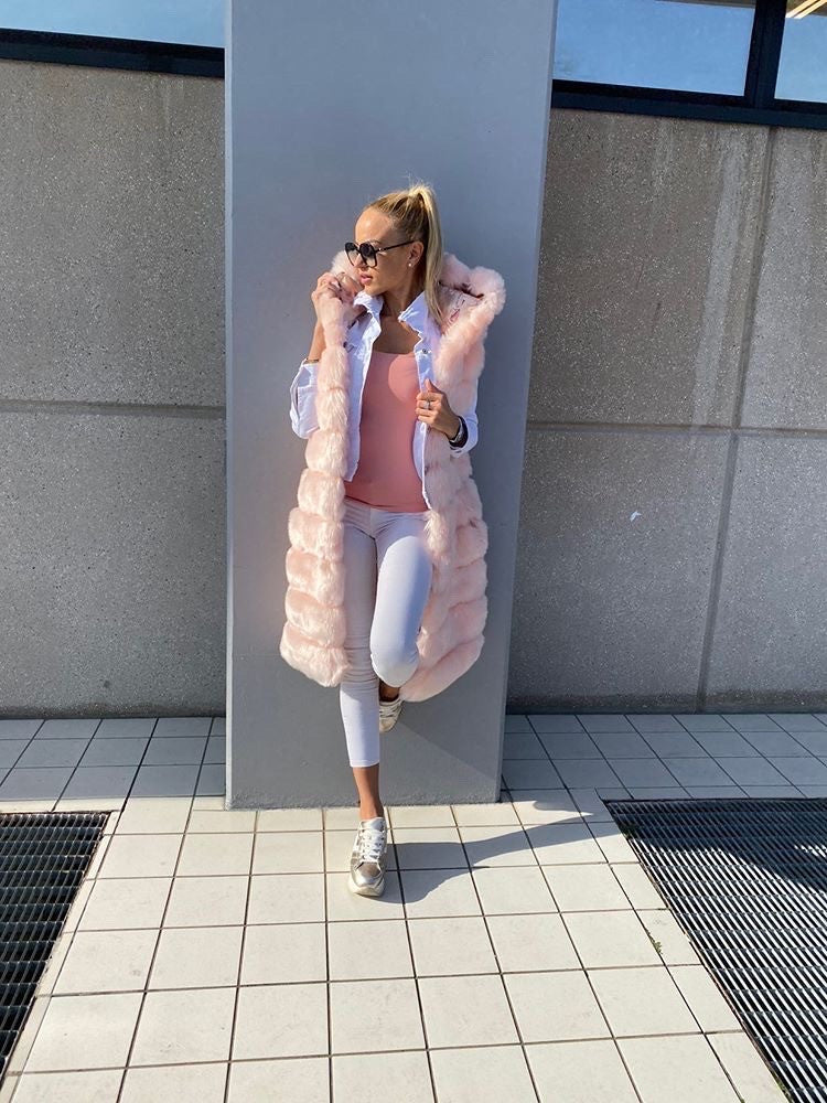 Smanicato ecopelliccia Pissy