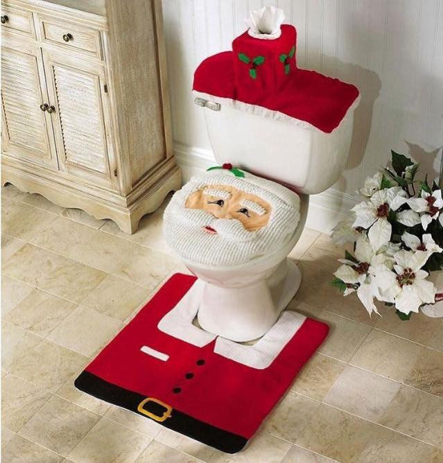 Set bagno Babbo Natale