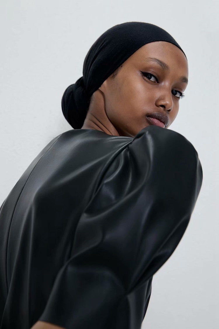 Abito ecopelle palloncino Sanha