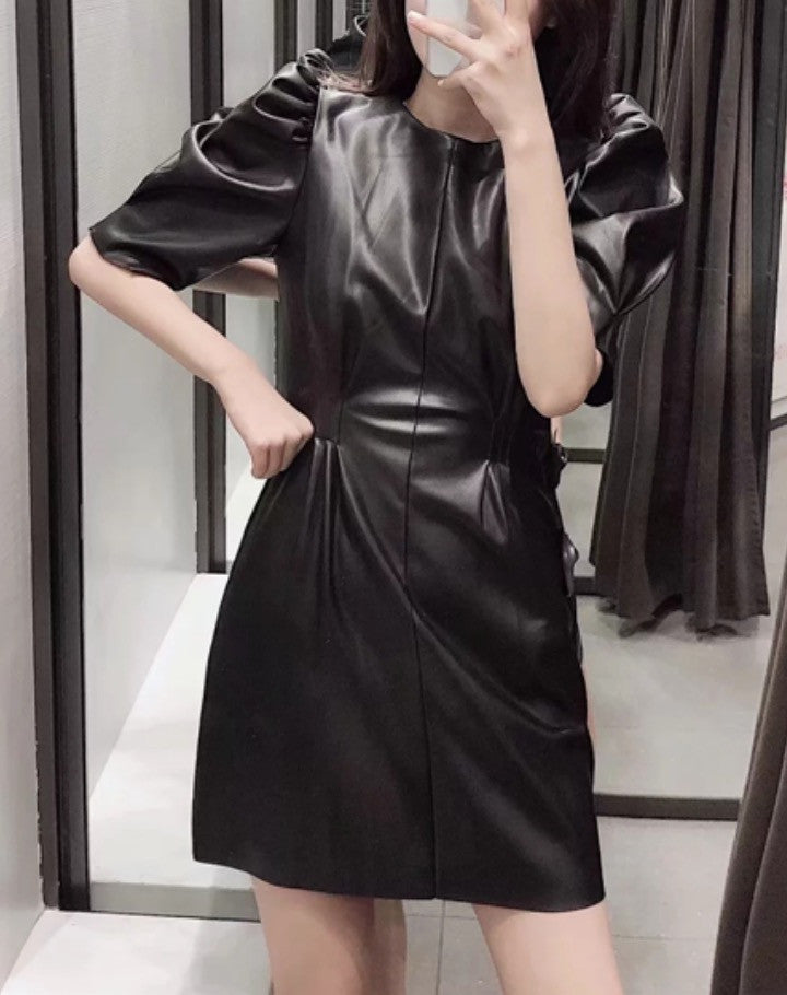 Abito ecopelle palloncino Sanha