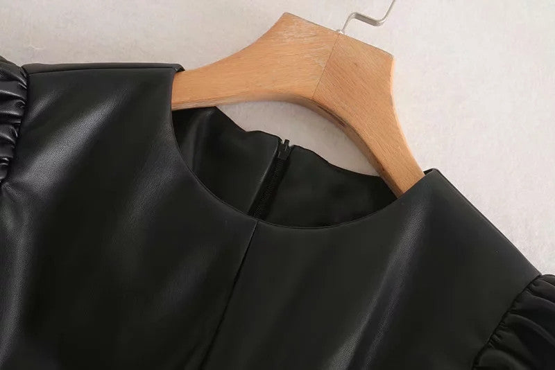 Abito ecopelle palloncino Sanha