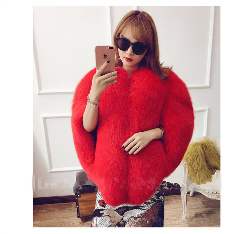 Pelliccia cuore rosso