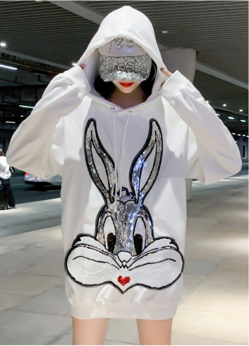 Maxi felpa Bugs Bunnie Pailettes