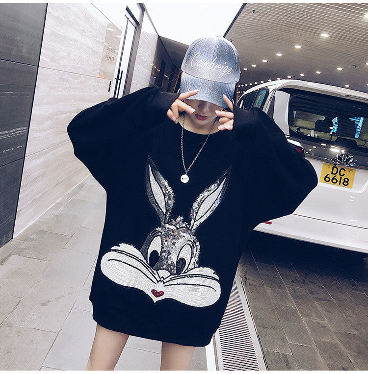 Maxi felpa Bugs Bunnie Pailettes