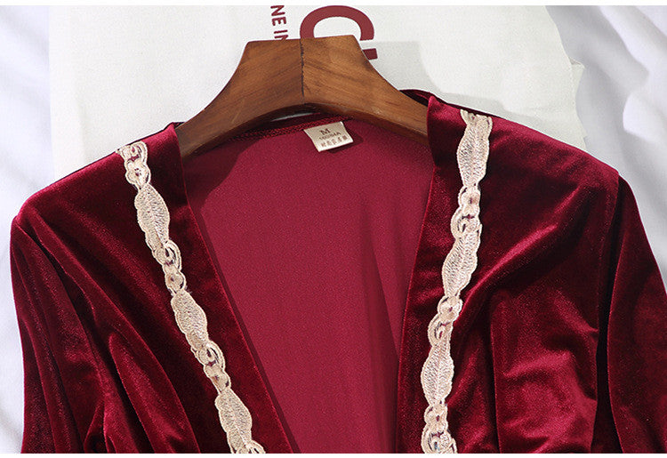 Set notte in velluto Jorgia