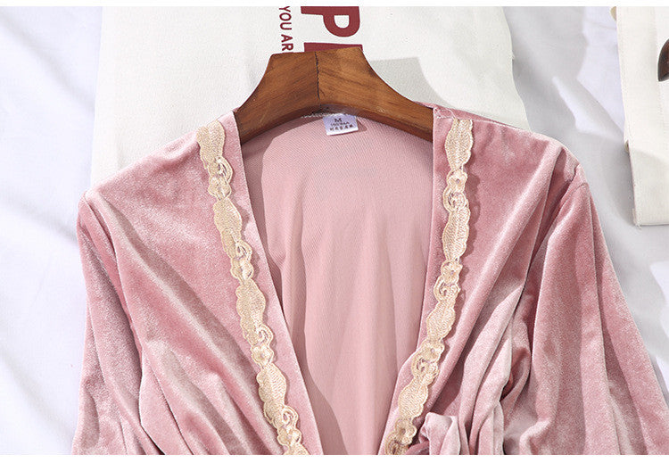 Set notte in velluto Jorgia