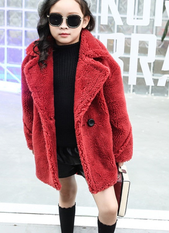 Maxi cappotto peluches baby