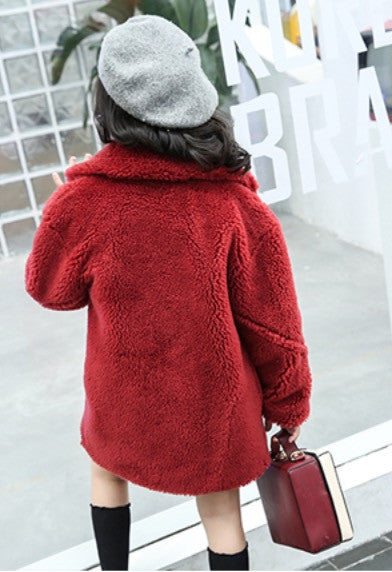 Maxi cappotto peluches baby