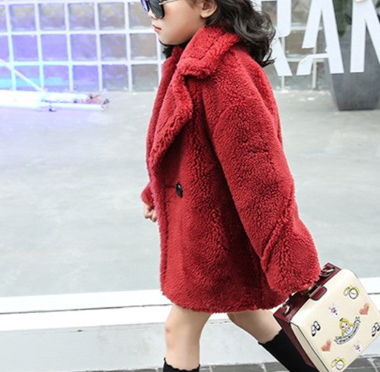 Maxi cappotto peluches baby