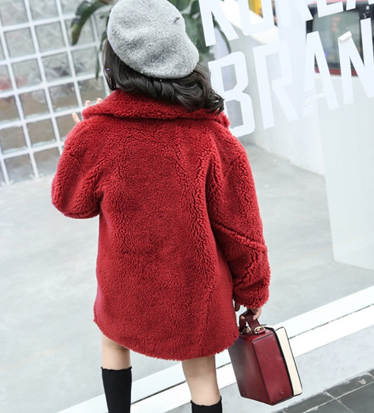 Maxi cappotto peluches baby