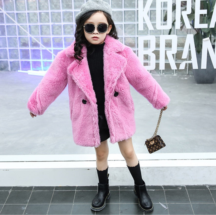 Maxi cappotto peluches baby