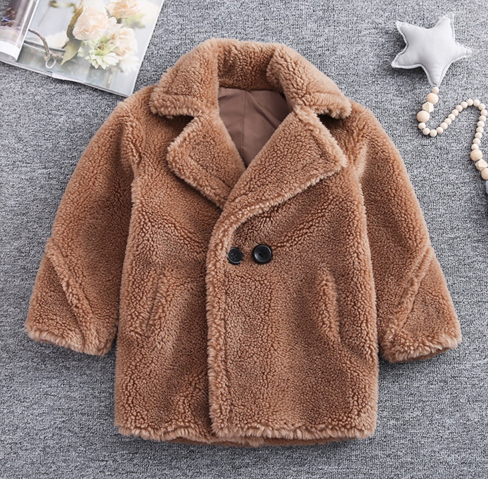 Maxi cappotto peluches baby