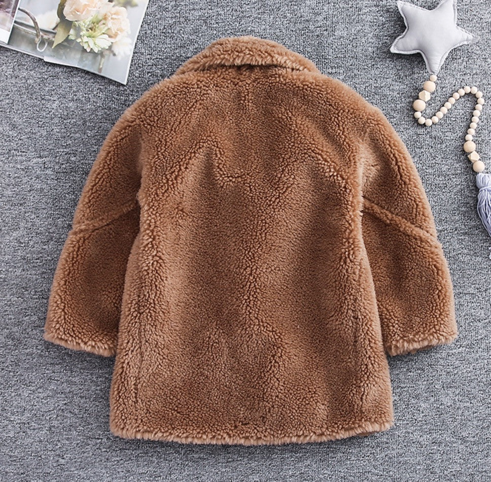 Maxi cappotto peluches baby