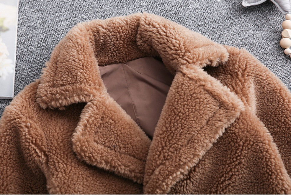 Maxi cappotto peluches baby